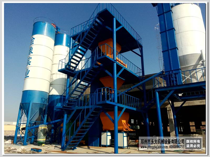 山東威海-年產(chǎn)30萬(wàn)噸干混砂漿攪拌站